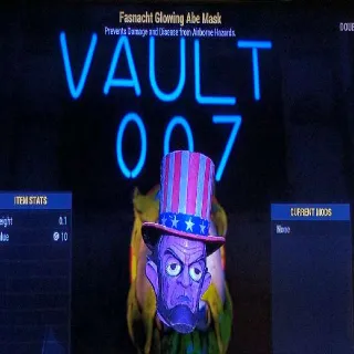 Glowing Abe Mask