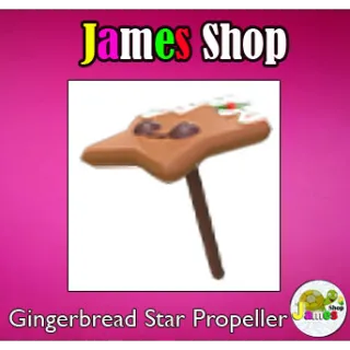 Gingerbread Star Propeller