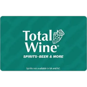 $50.00 USD Total Wine GiftCard