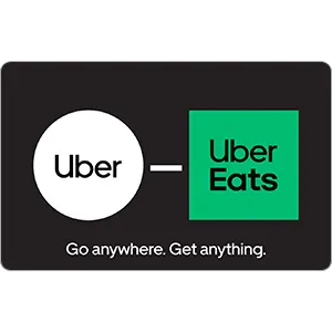 $20.00 USD Uber + Uber Eats