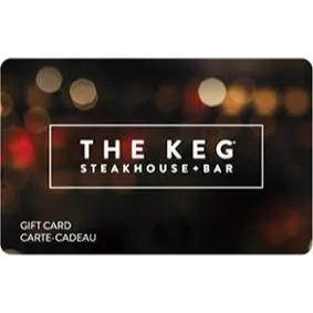 $50.00 CAD The Keg Steakhouse & Bar eGiftCard for CANADIANS ONLY