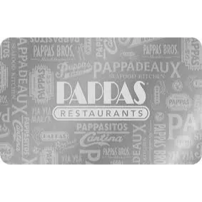$25.00 USD Pappas Restaurants Chain Gift Card