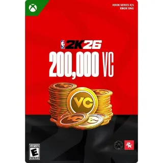 $49.99 USD NBA 2K26: 200,000 Virtual Currency Pack REDEEMED AT Xbox Series X|S/Xbox One (Digital KEY) - INSTANT DELIVERY