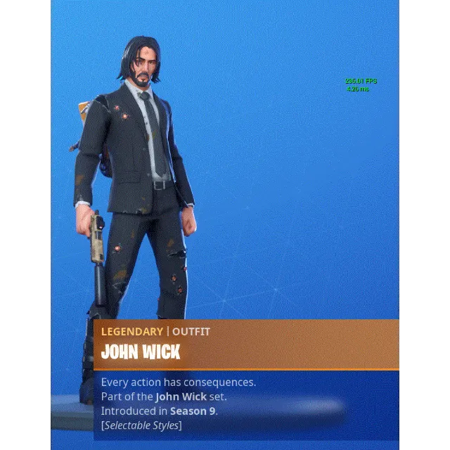 Outfit Rare John Wick Outfit Fortnite Game Items Gameflip 6492