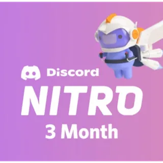 Discord Nitro – 3 Months + 2 Server Boosts