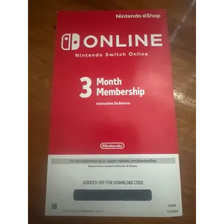 Nintendo Switch Online 3-month