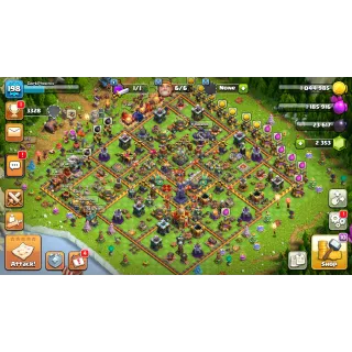 Clash of Clans  Account【TH16】【LEVEL 198】➤ Android/IOS ➤ Full Access ➤ Instant Delivery