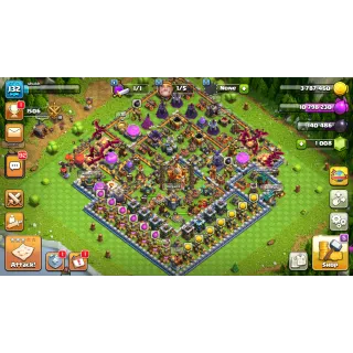 Clash of Clans  Account【TH16】【LEVEL 132】➤ Android/IOS ➤ Full Access ➤ Instant Delivery
