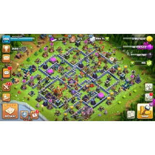 Clash of Clans  Account【TH16】【LEVEL 194】➤ Android/IOS ➤ Full Access ➤ Instant Delivery