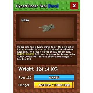 Grow a garden - COLOSSAL HYPER HUNGER SEAL 124kg