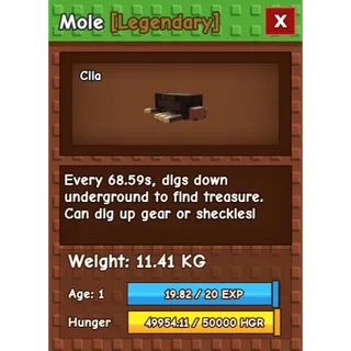 Grow a garden - COLOSSAL MOLE (114 kg MAX)