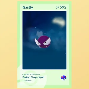 shiny gastly Pokémon go