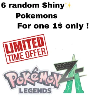 6✨Shiny pokemon ZA