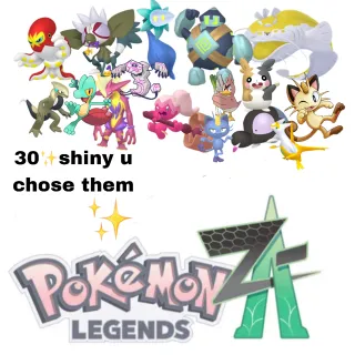 30✨shiny Pokemon ZA