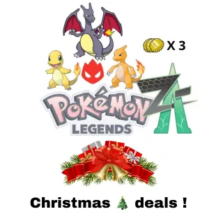 Shiny✨Charmander✨Charmeleon✨Charizard Alpha ZA