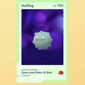 Koffing shiny pokemon✨Go