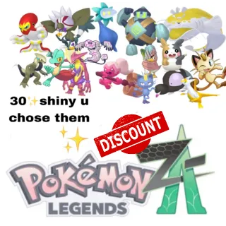 30✨shiny Pokemon ZA