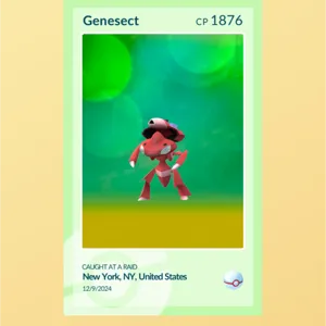 shiny genesect pokemonGO