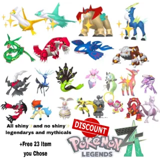 Pokemon ZA all✨Shiny legendary+no shiny legend and mythicals