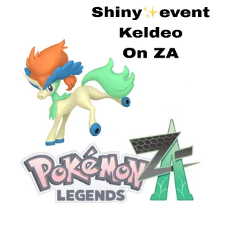 Shiny✨keldeo ZA Event