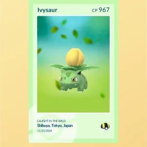 ivysaur shiny pokemon go