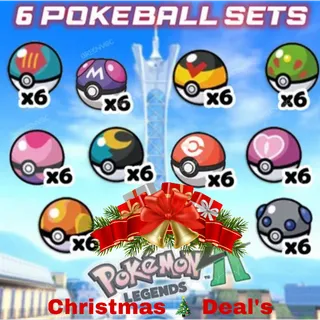 pokemon ZA 6 balls set