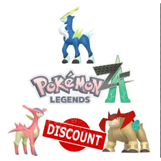 Shiny✨Swords of Justice Pokemon ZA