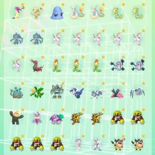 Shiny✨Pokémon pogo stamped 