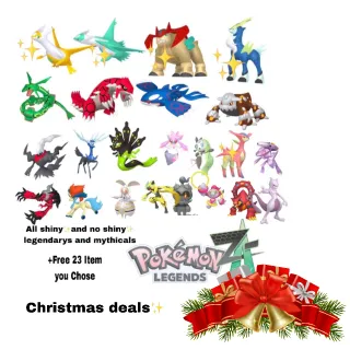 Pokemon ZA all✨Shiny legendary+no shiny legend and mythicals