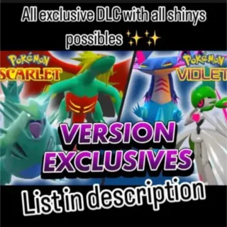 Pokemon✨S/V DLC+Shiny