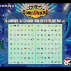 all✨shiny Champions G1-7