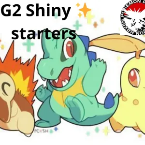 G2✨shiny starter pokemon