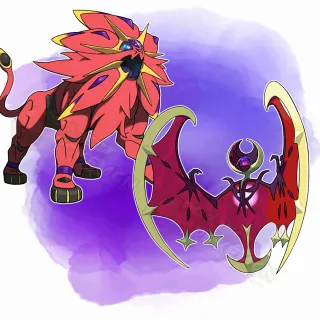 Lunala+Solgaleo✨Shiny