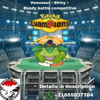 Shiny✨Venusaur champion