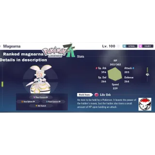 Magearna competitive for ranked ZA