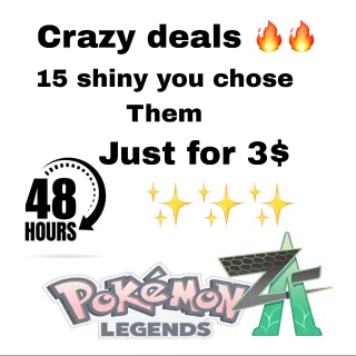 15 Shiny✨pokemon za