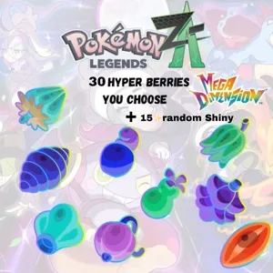 Pokemon ZA 30 Hyper Berries and 15 shinys✨