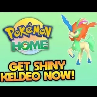Shiny✨Keldeo Event home