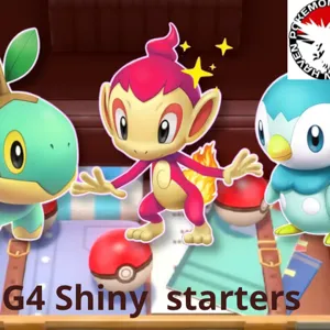 G4✨Shiny starter pokemon