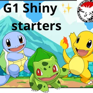 G1✨shiny starters poke