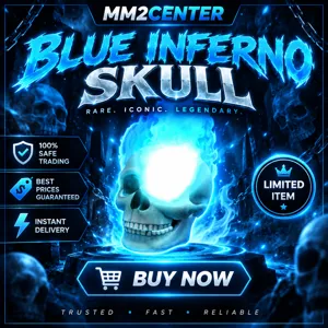 Blue Inferno Skull