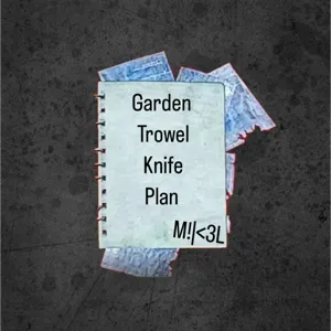 Garden Trowel Knife Plan