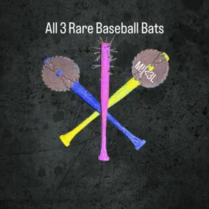 All 3 Rare Baseball Bats