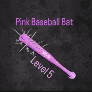 Baseball Bat Pink
