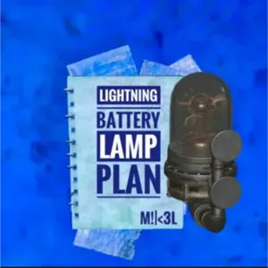 Lightning Battery Lamp