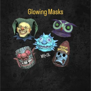 Fasnacht Glowing Masks