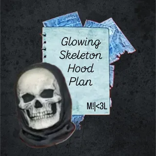 Glowing Skeleton Hood