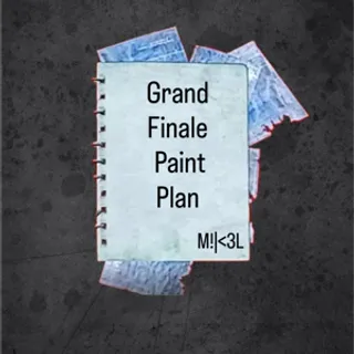 Grand Finale Paint Plan
