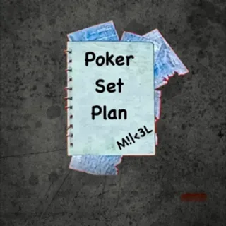Poker Set Plan