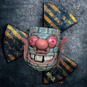 Glowing Corn Cob Mask